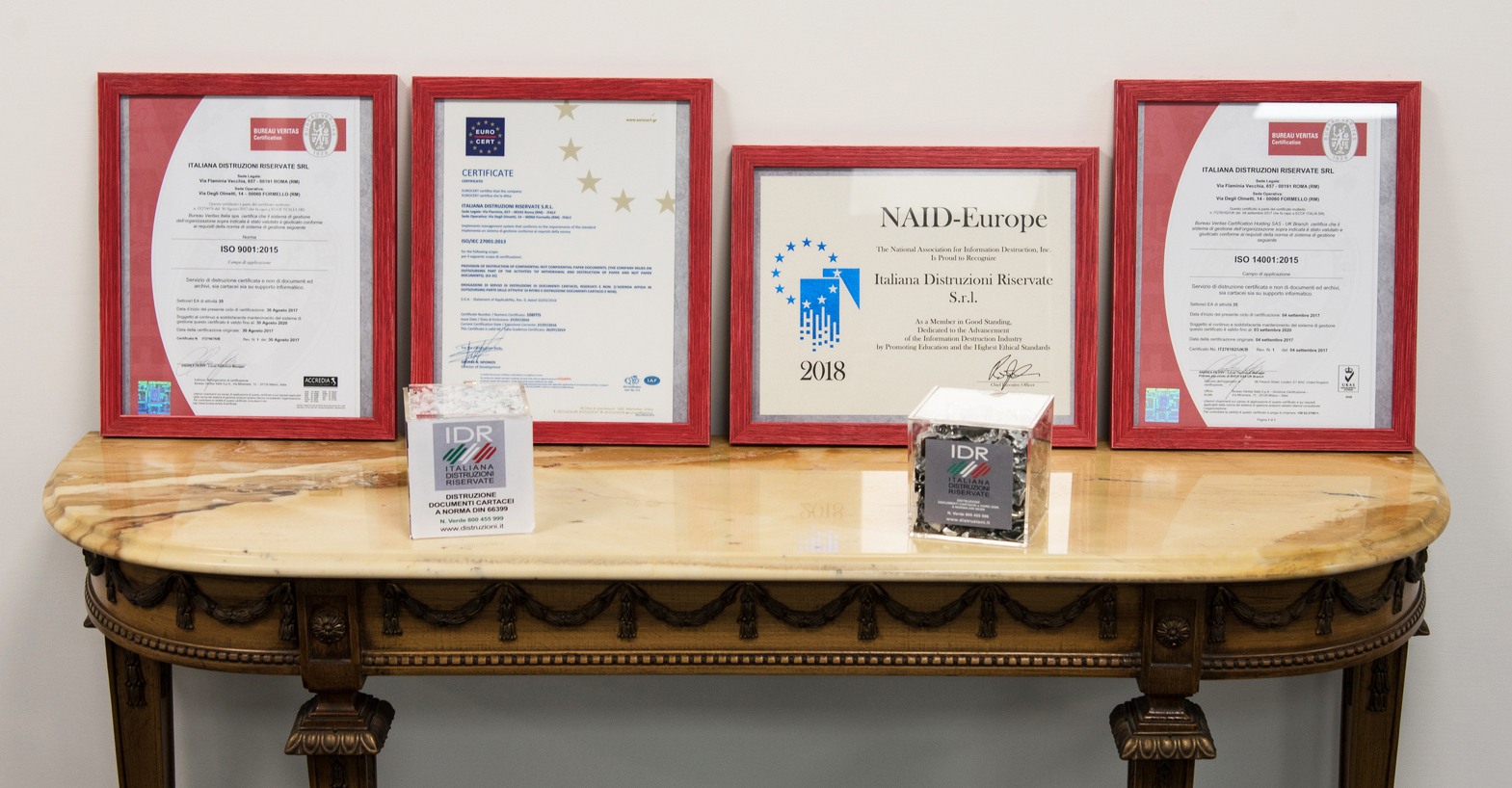 Certificazioni